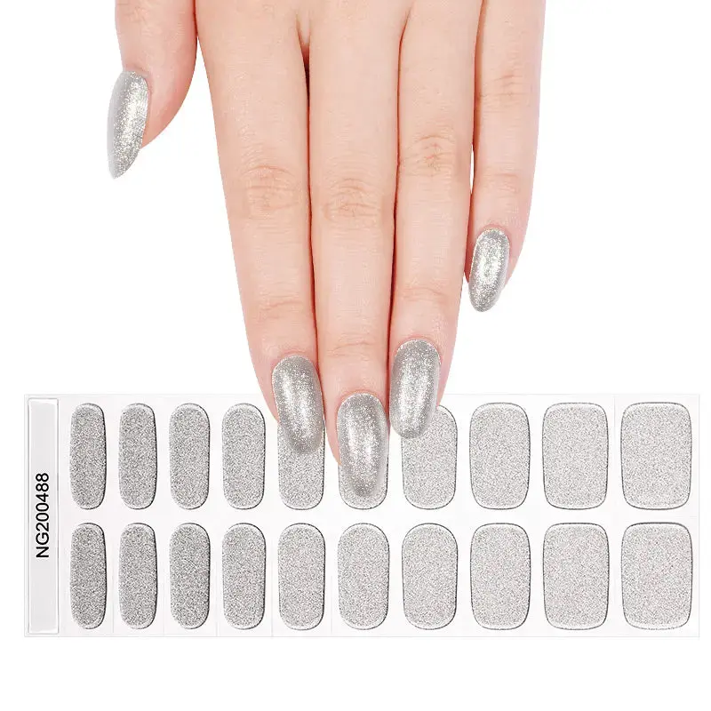 Miniaturbild: UV Gel Folie Crystal Silver