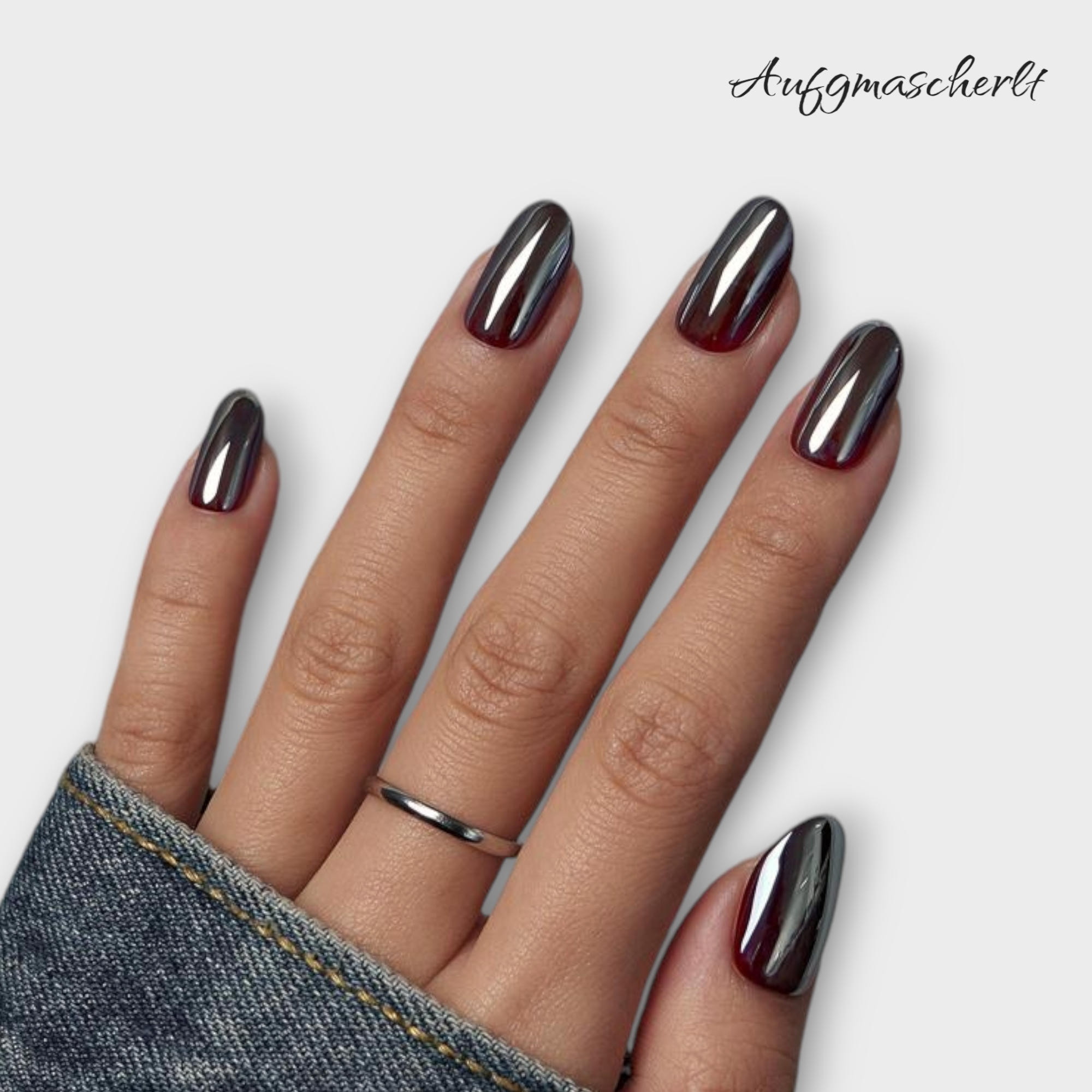 Soft Gel Press on Nail Maleficent