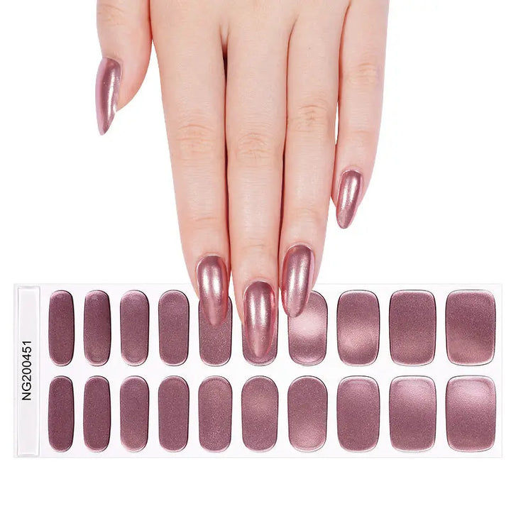 Miniaturbild: UV Gel Folie Chrome Rose