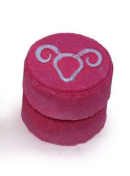 Thumbnail: Set of Zodiac Bath Fizzers with Horoscope -  Aries