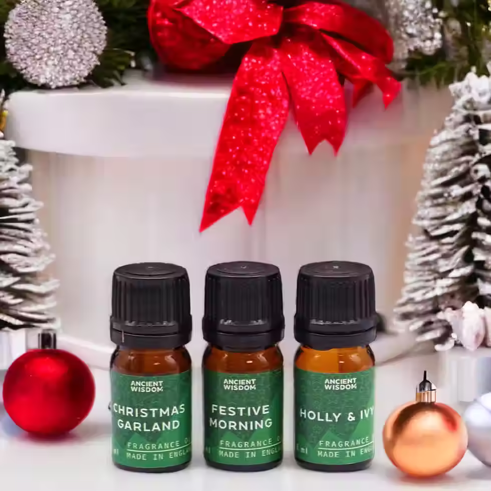 Thumbnail: Holy Scents of Christmas Fragrance Oils Set - 12 Festive Oils