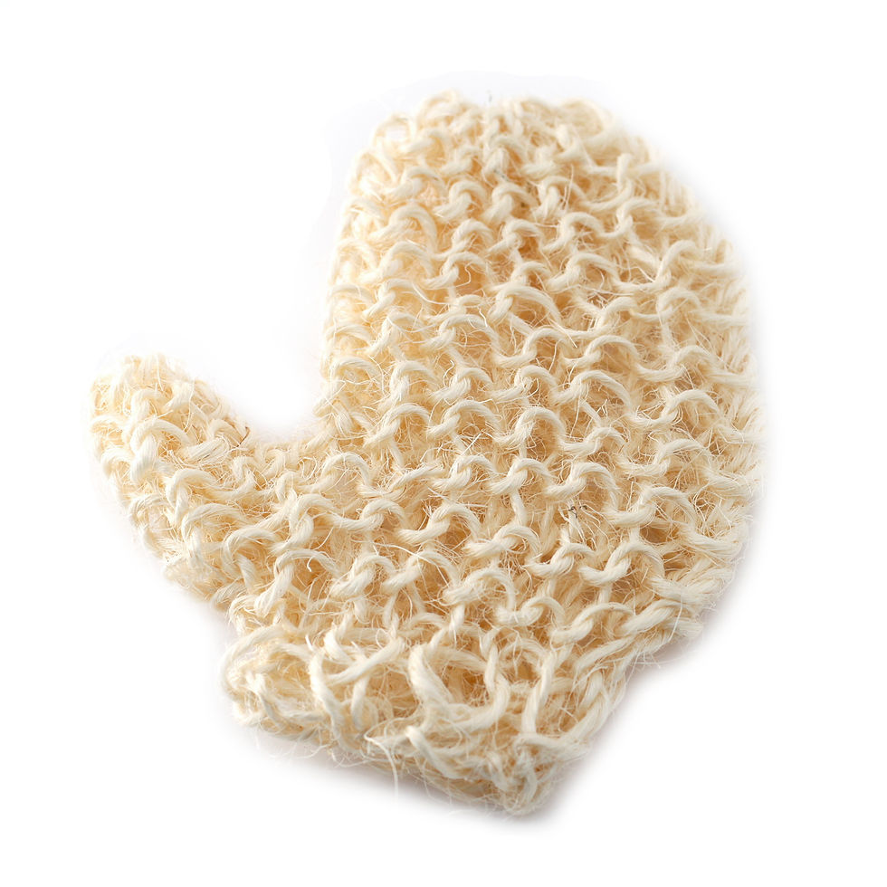 Thumbnail: Sisal Sponge and Scrub - Exfoliating Glove