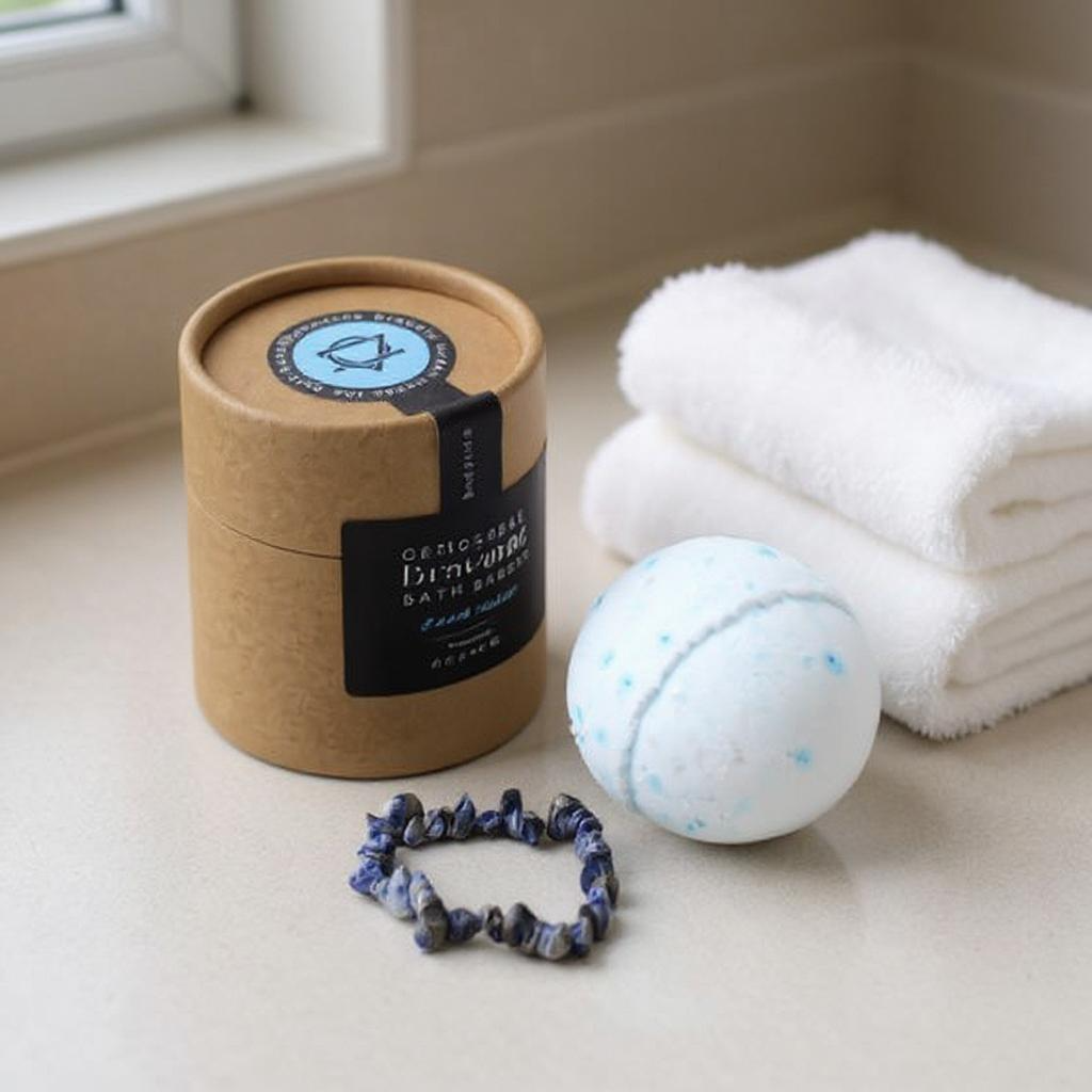 Sodalite Gem Bracelet Bath Bomb