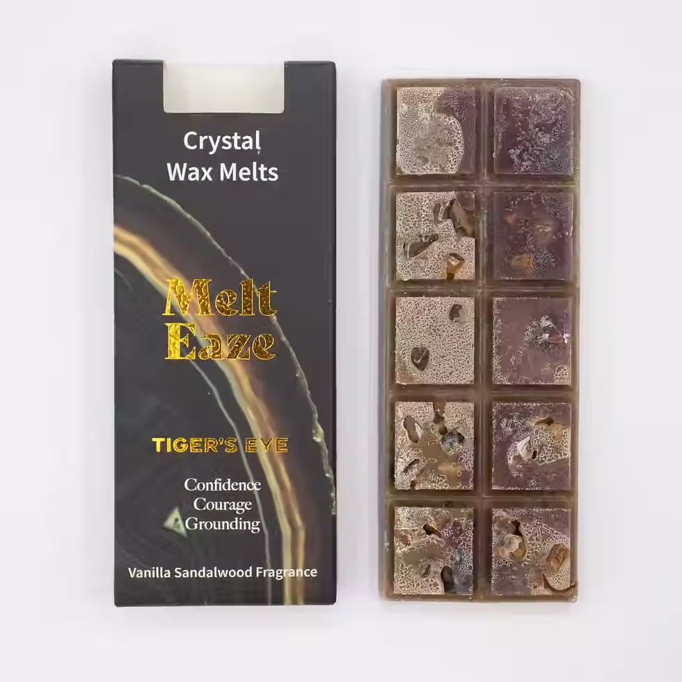 Thumbnail: MeltEaze Tigereye Strength Vanilla Sandalwood Wax Melts 50g