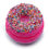 Thumbnail: Pink donut bath fizzer topped with colourful sprinkles, resembling a delicious raspberry treat.