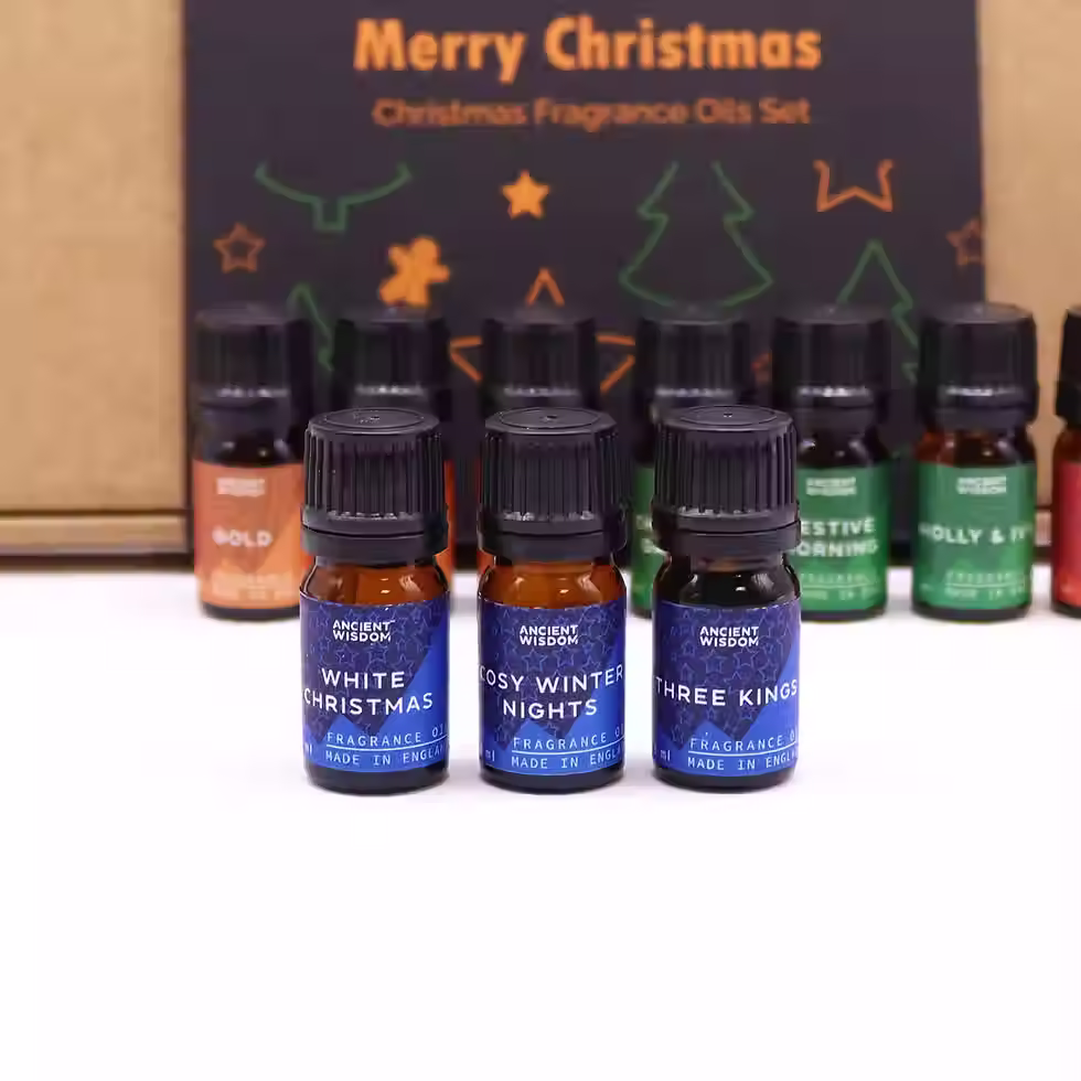 Thumbnail: UK-made Christmas essential oils collection