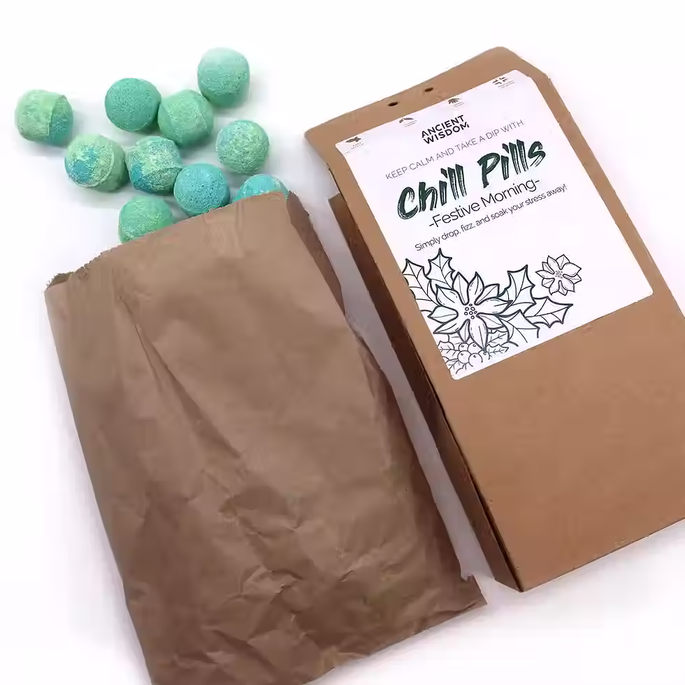 Christmas bath gift set – Chill Pills Festive Morning edition