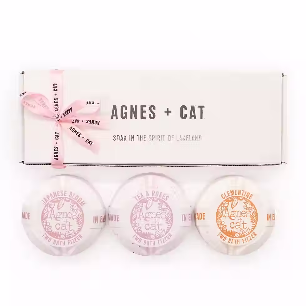 Agnes + Cat Floral and Citrus Bath Fizzer Gift Set