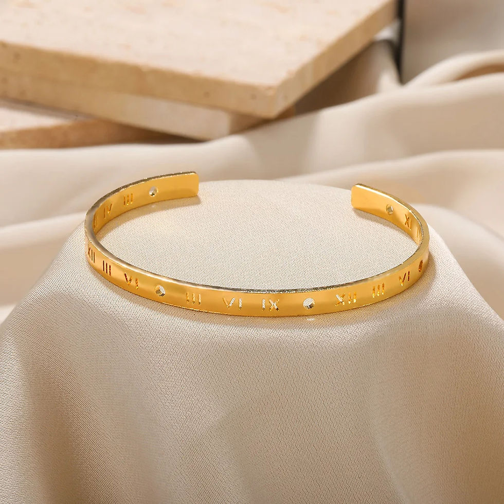 Miniatura: Exquisite Classic Bump Pattern Openning Bangles Bracelet For Women Cuff Bracelet