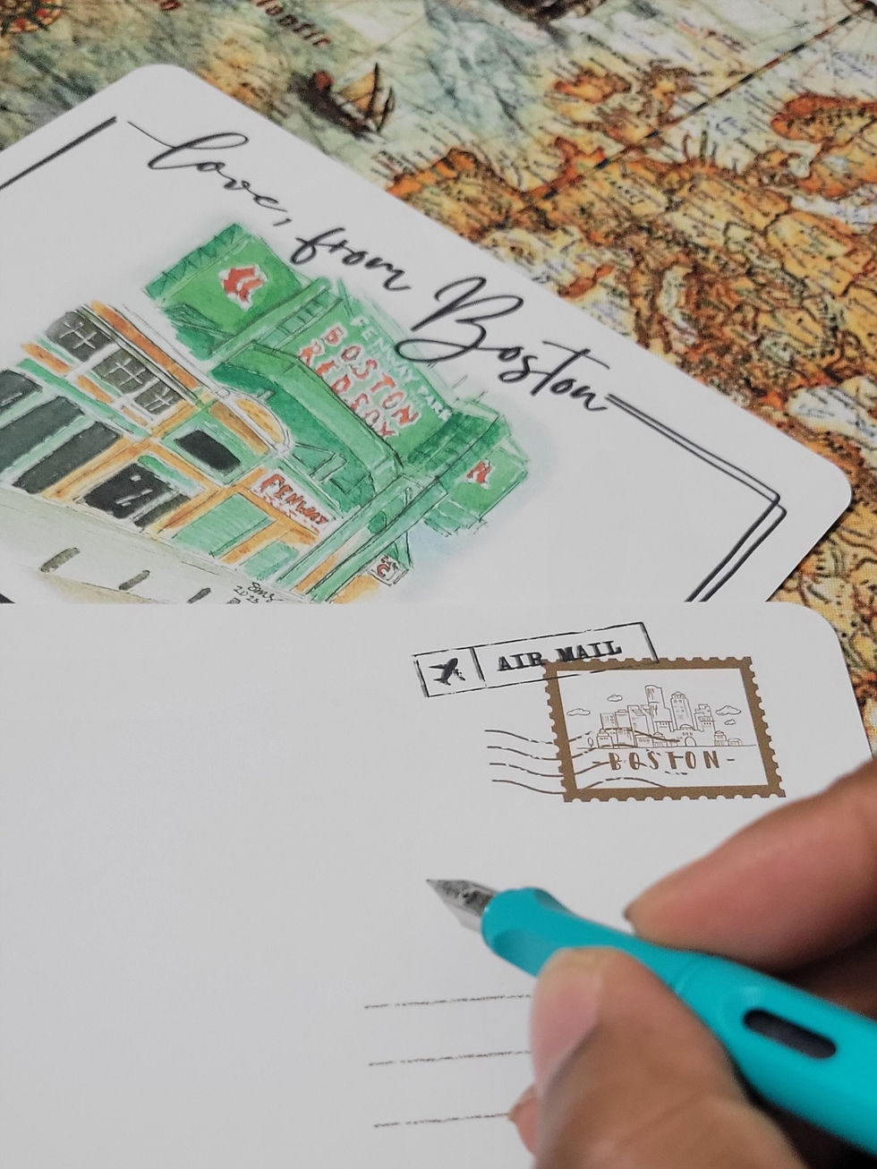 Thumbnail: "Love, from Boston" Travel Postcard