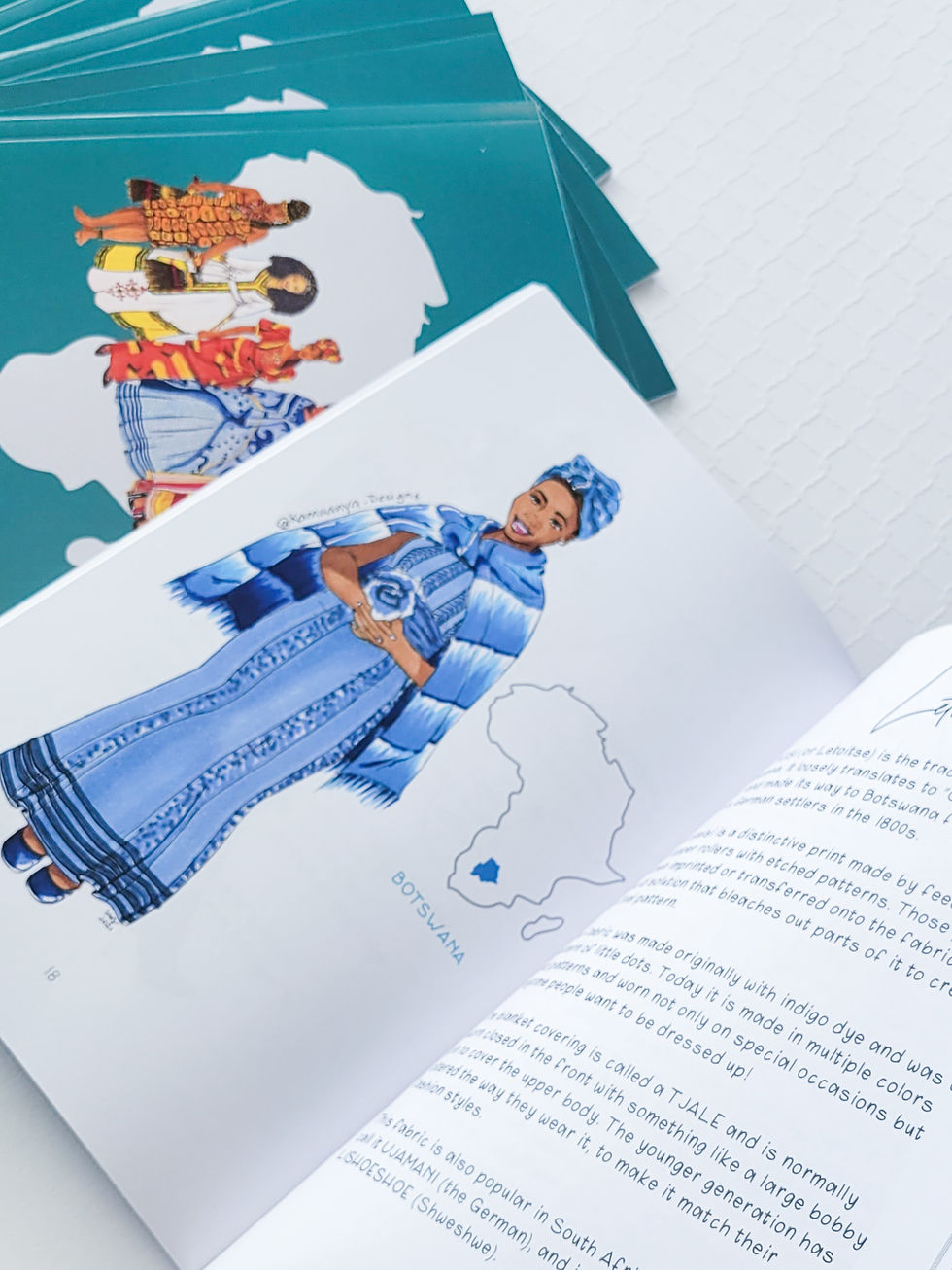 Thumbnail: Illustrated Zine, Traditional Attire Around Africa Vol. 1