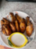 10 piece wing combo (fries) with ranch sauce
