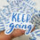 Thumbnail: Keep Going Handlettering Die-cut Vinyl Sticker