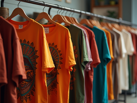 Urban streetwear with Indian heritage designs — hoodie or tee with traditional block print or folk motifs, modern cut, cultural style.