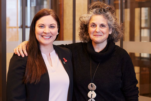 Liberal MP Jenica Atwin and director Jennifer Baichwal