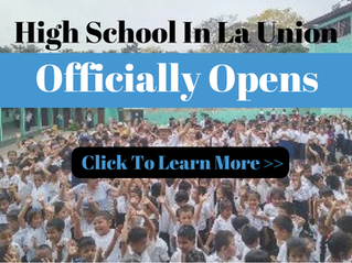 APRIL 10, 2017 - HIGH SCHOOL IN LA UNION OFFICIALLY OPENS