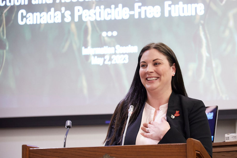 MP Atwin tables petition in House of Commons to ban toxic chemical glyphosate