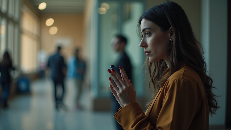 Vista lateral de una persona tomando notas durante una videollamada