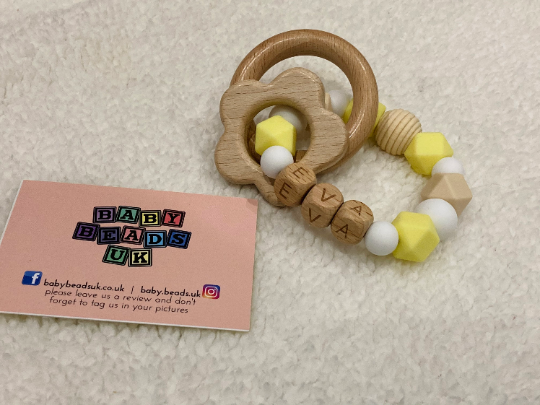Thumbnail: Silicone & Wood Teether