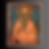 Old icon painting of the Holy Haralambos with a beard.