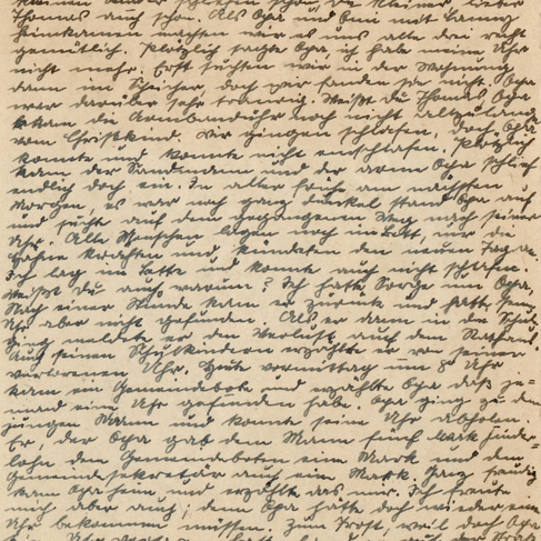 Handwritten letter found inside the brass ball on the spire of Norderhov church.