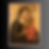 Old icon painting of the virgin mary and baby Jesus.