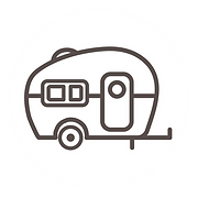 Wohnwagen-Symbol