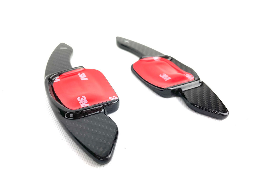 Thumbnail: Carbon Fibre DSG Paddle Shifter Extensions - VW Golf Mk8