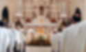 Denver, Colorado, Friday, August 13, 1993, World Youth Day 1993, Pope John Paul II, bishops, cardinals co-celebrate morning Mass at Cathedral Basilica of the Immaculate Conception, James Baca/Denver Catholic Register