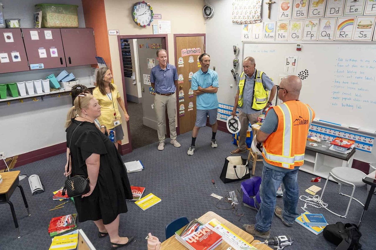 Touring a school