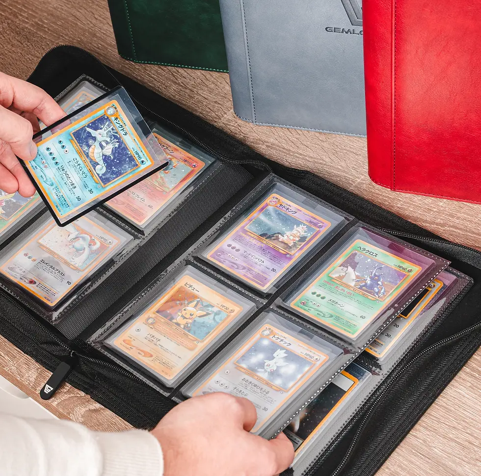 Miniatura: Premium 3''X4'' toploader fit collector's binder [112 pockets 2X2]