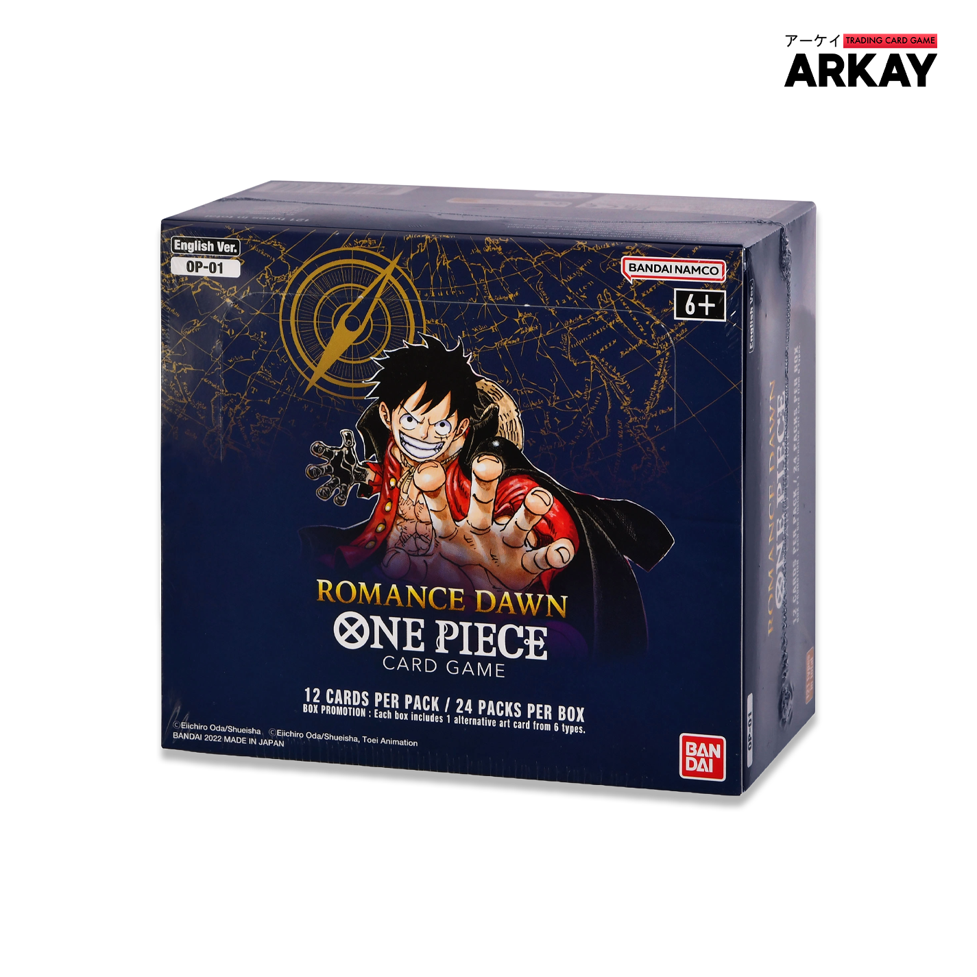 OP01 - ONE PIECE ROMANCE DAWN BOOSTER BOX (WHITE BOTTOM)