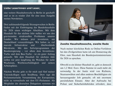 Newsletter Nr. 8/2025