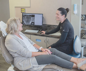 Dr. Bainer and Patient