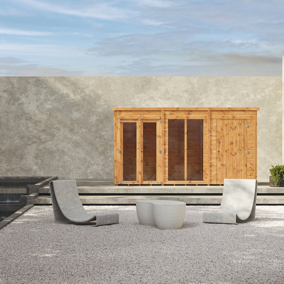Thumbnail: Pent Summerhouse Combi