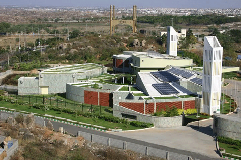 CII-Sohrabji Godrej Green Business Centre in Hyderabad, India's first LEED Platinum-certified green building