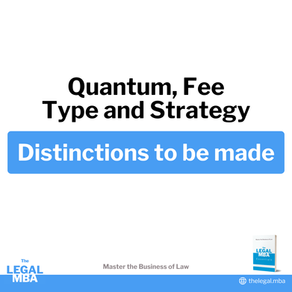 Quantum, fee type and strategy