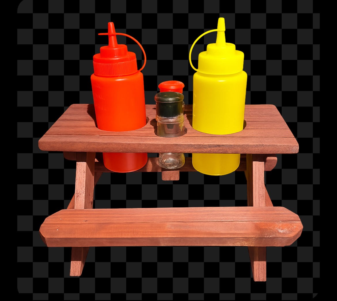 Condiment Picnic Table