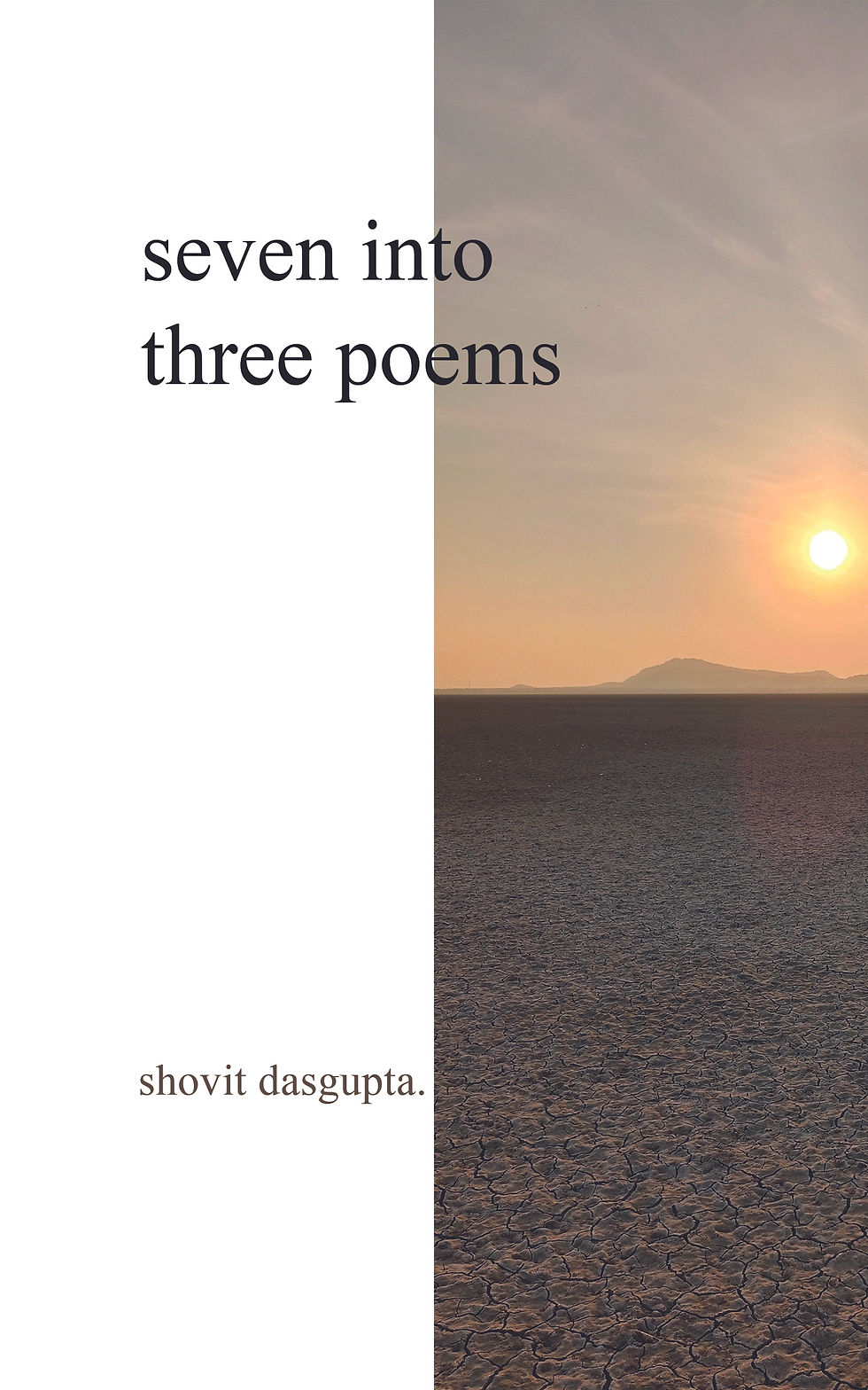 seven into three poems
