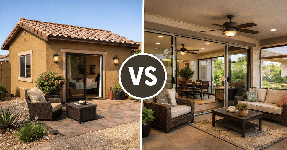 Casita vs. Arizona Room