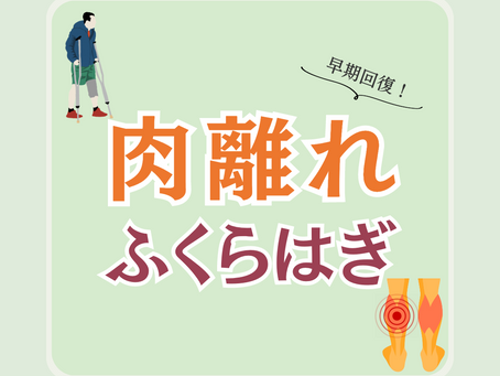 肉離れ早期回復