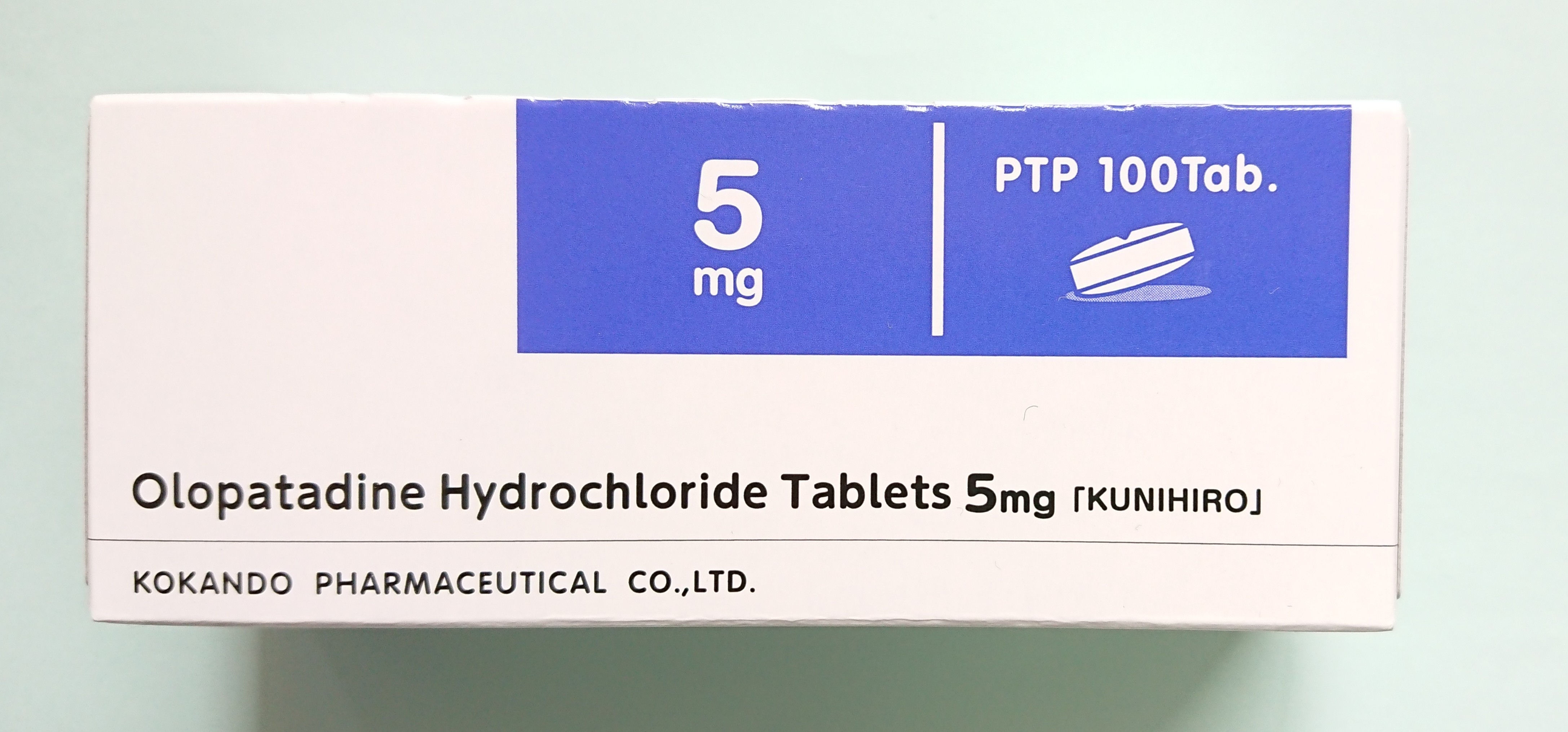 Olopatadine Hydrochloride Tablets 5mg "KUNIHIRO" 100 tablets From JAPAN