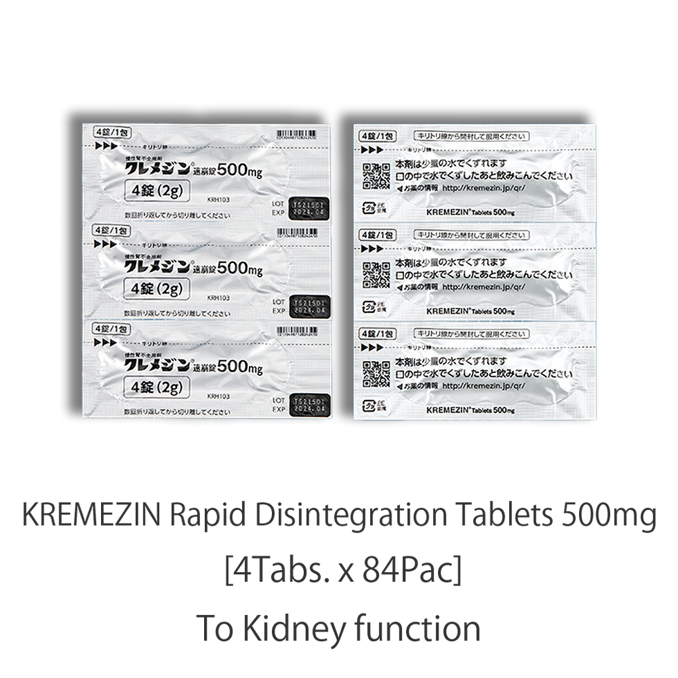 Thumbnail: KREMEZIN Rapid Disintegration Tablets 500mg 4Tabs. sets pack