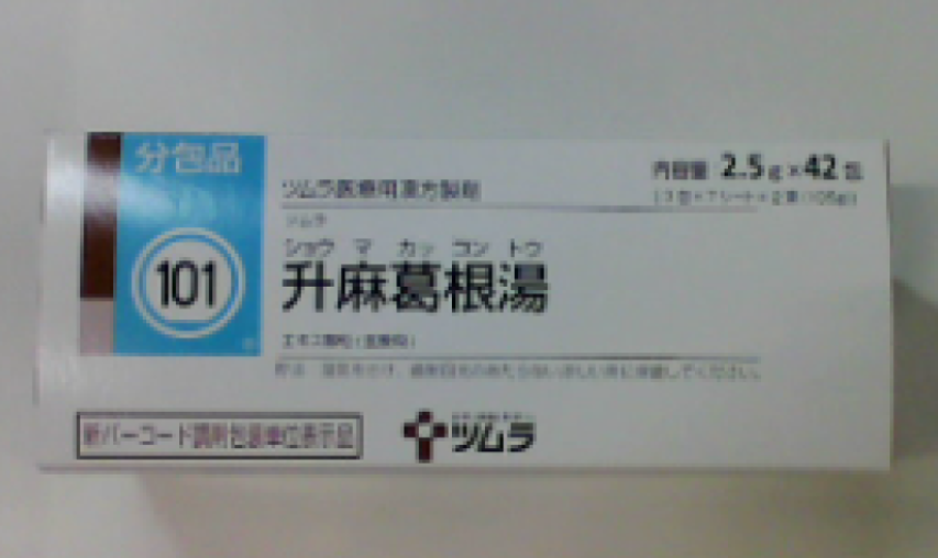 101TSUMURA Shomakakkonto Extract Granules BOX