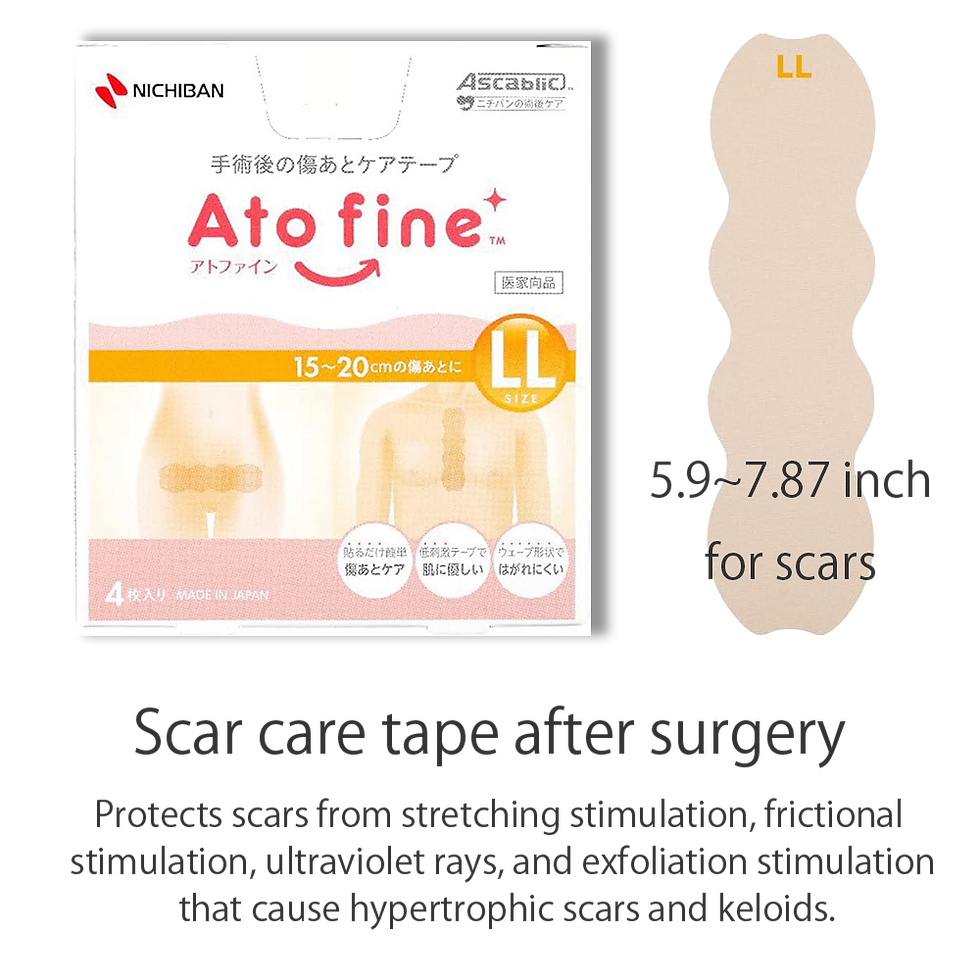 Thumbnail: 【Ato fine TM】A tape specially designed for post-operative scar care [NICHIBAN] LL size