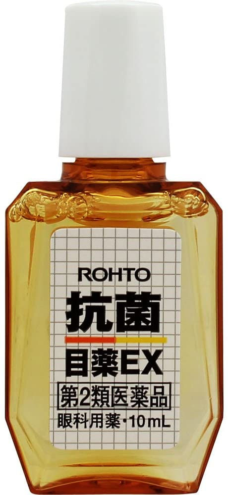 Thumbnail: Rohto antibacterial eye drops EX 10mL bottle