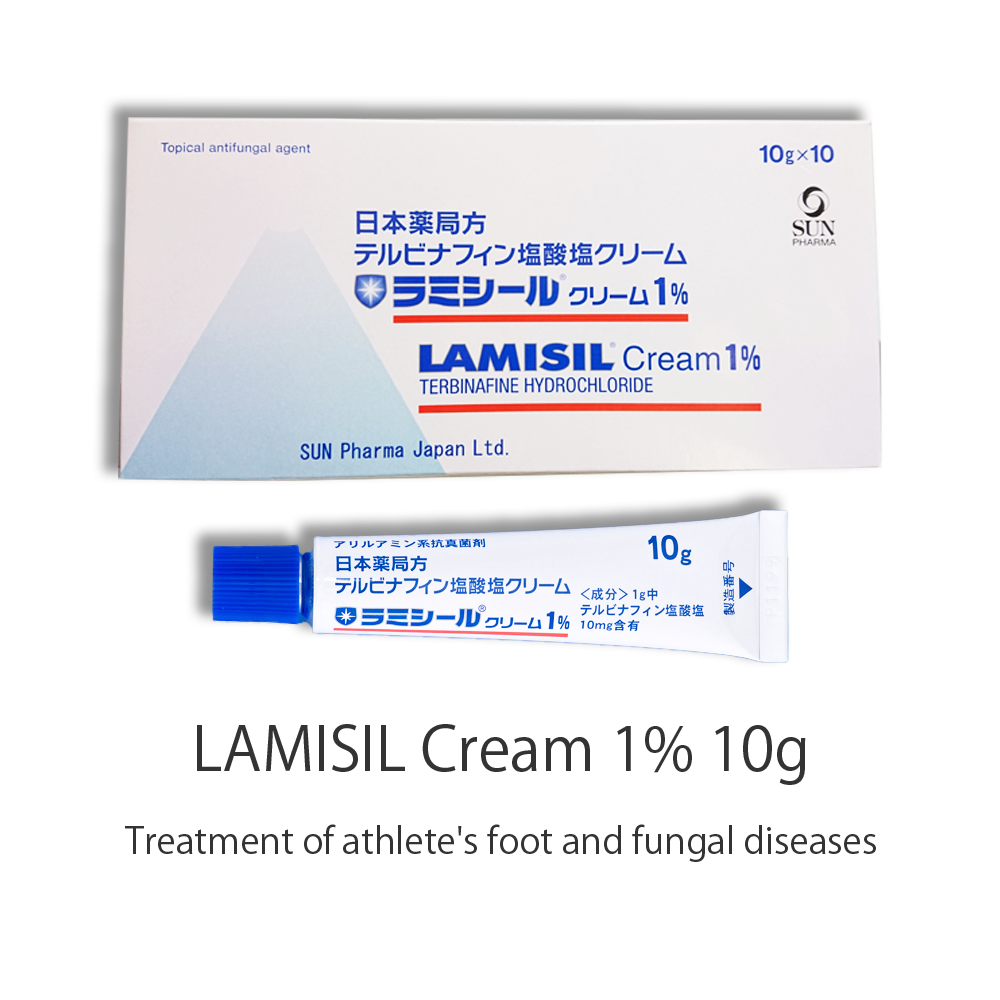 LAMISIL Cream 10g 1% box & tube