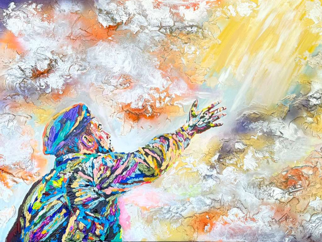 Hands of G-D Print on Canvas