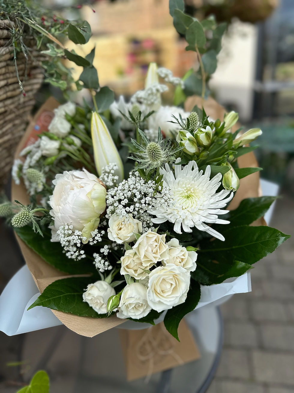 Thumbnail: White and Green Flower Bouquet Mansfield