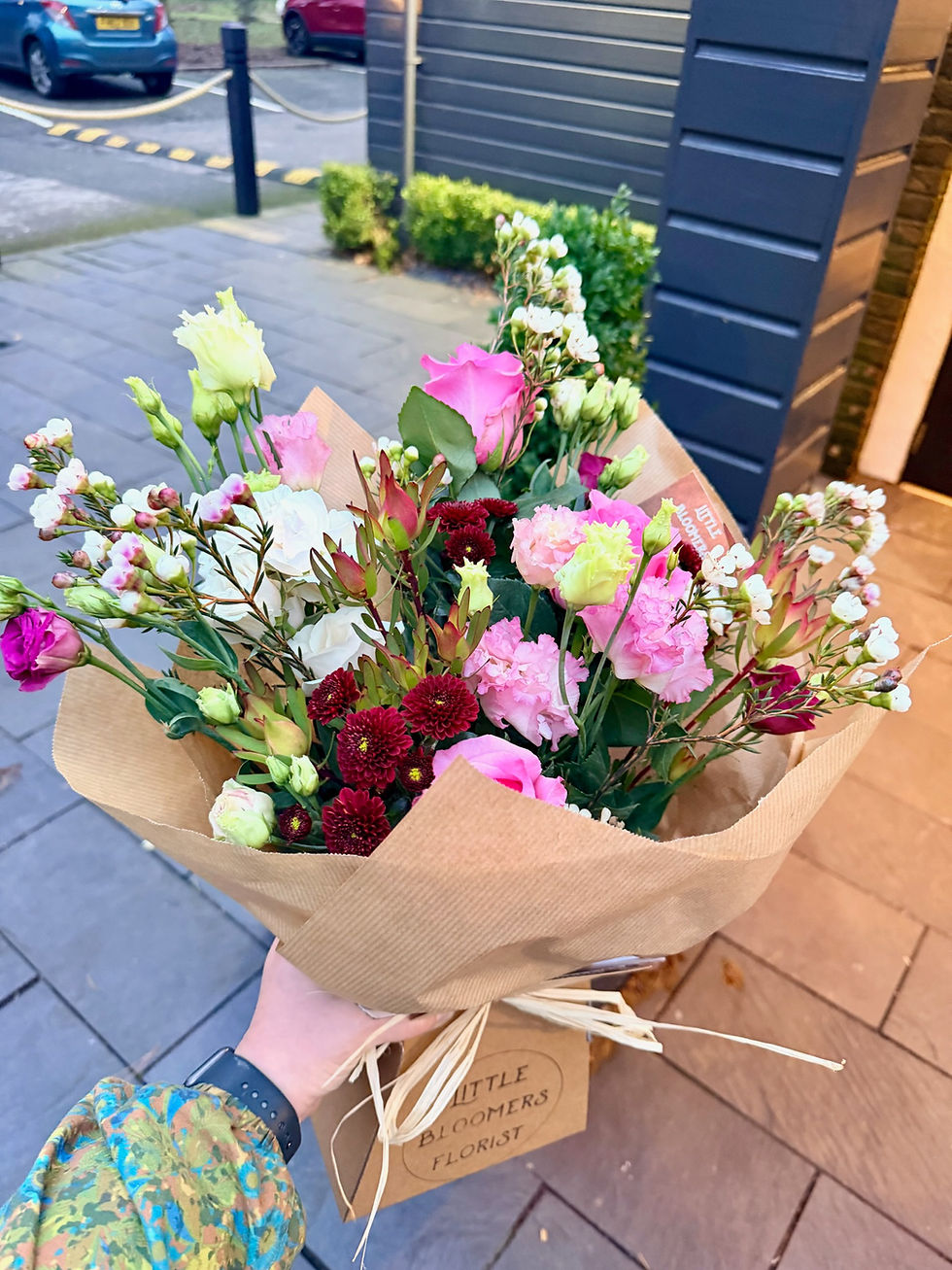 Thumbnail: Eco-Friendly Box Bouquet | Sustainable Flowers with Recycled Vase